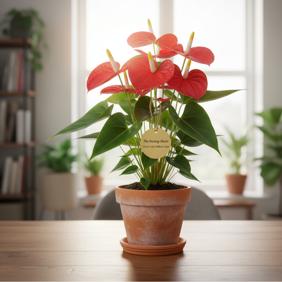 I can't live without you ( Red Anthurium)