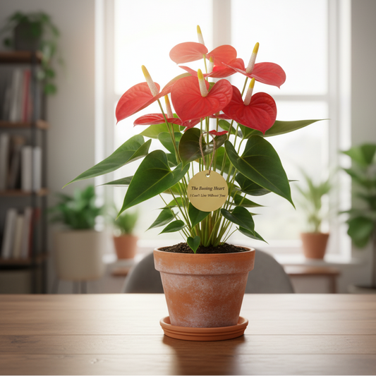 I can't live without you ( Red Anthurium)