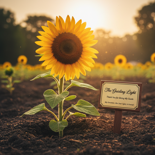 Thanks for being my Guiding light! ( Sunflower)